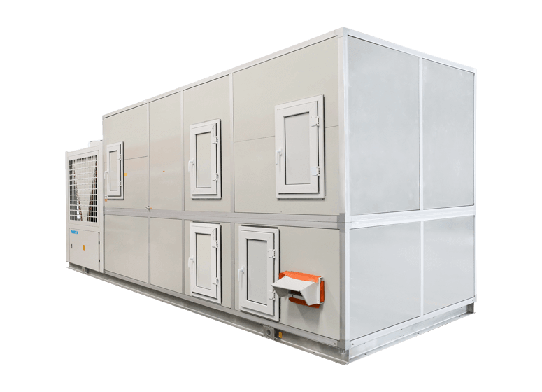 Rooftop Packaged Unit with Gas Burner