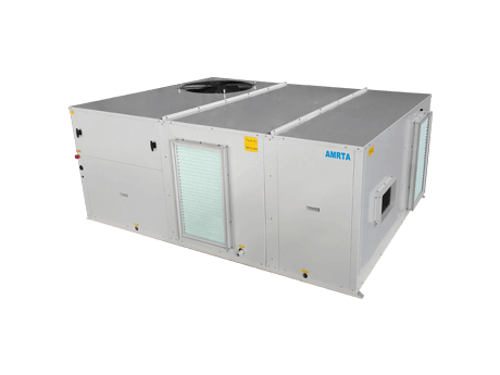 Rooftop Packaged Unit with Hot Water Coil